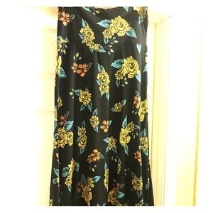 LuLaRoe Floral Maxi Skirt